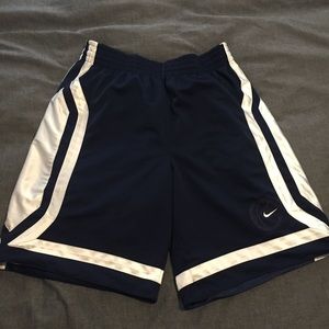 NIKE navy blue basketball shorts size medium